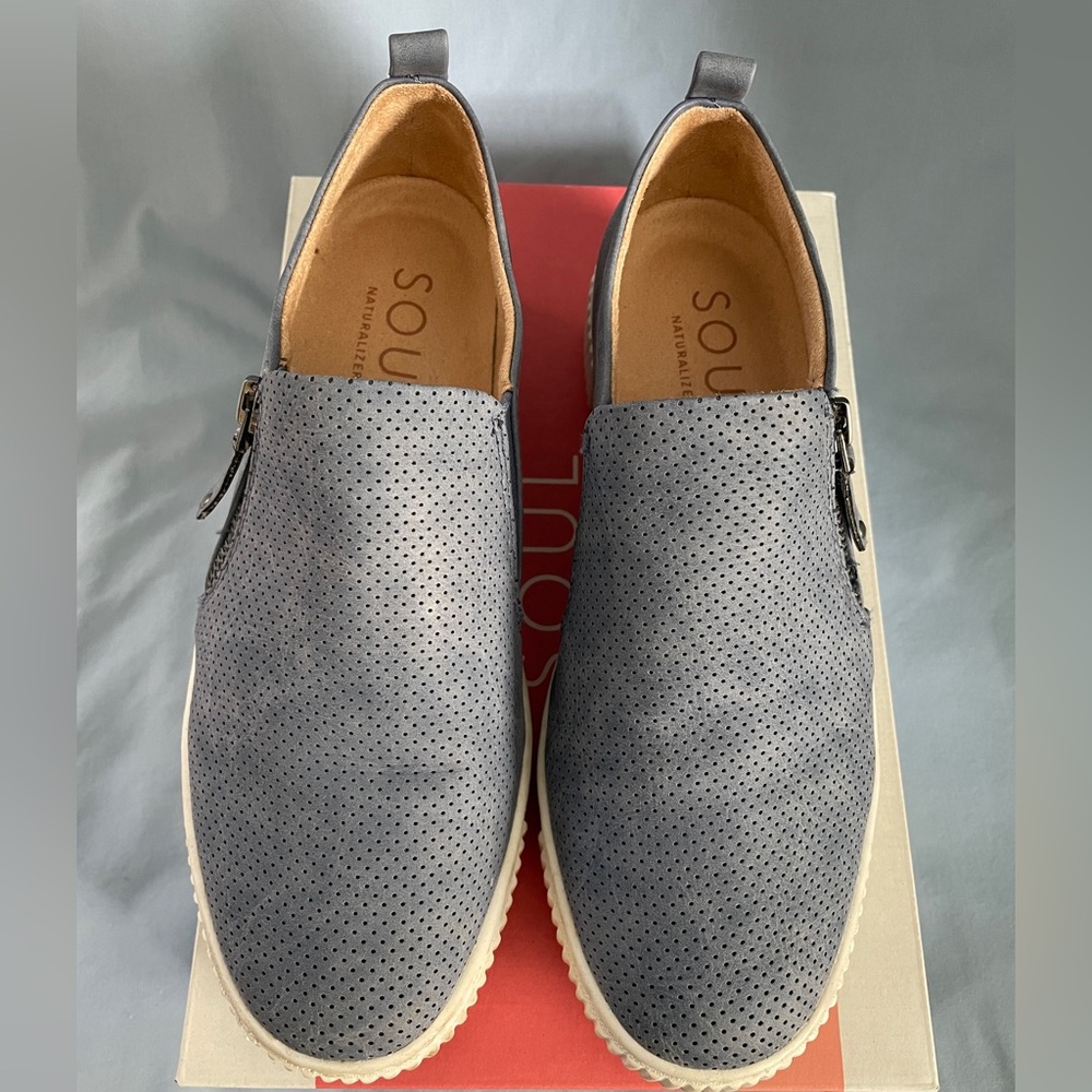 Naturalizer Womens Soul Turner Slip On Blue Size 8 M